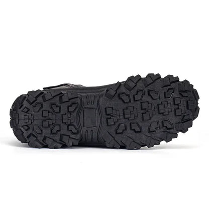 Men Combat Boots Waterproof Non-Slip Hiking Boots Anti-Puncture Anti-Sprain Work Boots