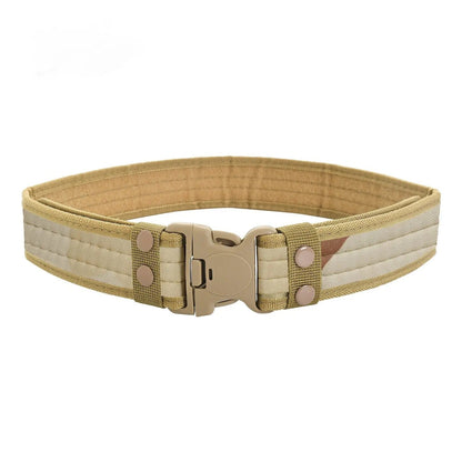 Quick-Release Tactical Camouflage Belt for Men