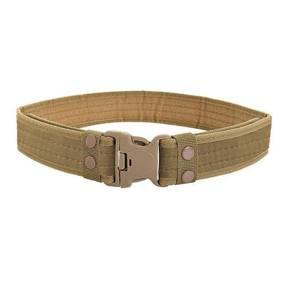Quick-Release Tactical Camouflage Belt for Men