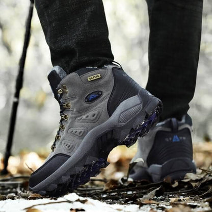 Waterproof hiking boots + free belt included