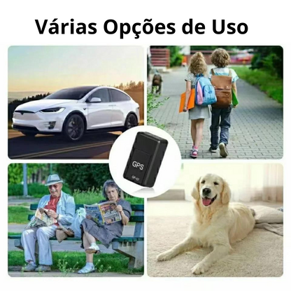 Rastreador GPS Portátil - Localiza e Grava Áudio em Tempo Real