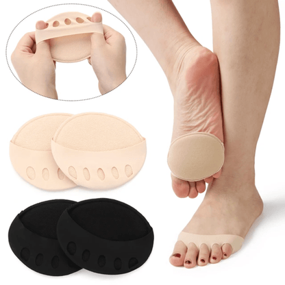 Almofada em Gel Favo de Mel para o Antepé – Amortecimento Ortopédico, Alívio de Dor e Uso com Salto Alto (Par)