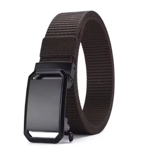Automatic Buckle Tactical Canvas Belt for Men