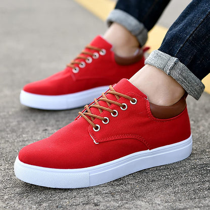 Magnus - Men’s Sneakers with a Crisp White Sole