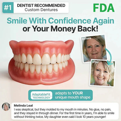 KLENIMORE™ Medical Full Denture with Strong Suction