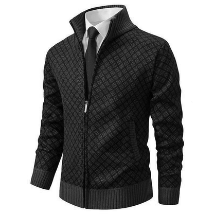 Remy-Doir® Gestricktes Jacquard-Gilet
