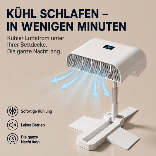 Ventilator zur Bettkühlung