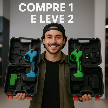 Tesoura Elétrica Corta Qualquer Coisa - RapidPruner - compre 1 e leve 2
