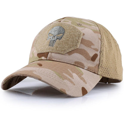 Taktische Camouflage Skull Kappe & Sonnenbrillen Combo