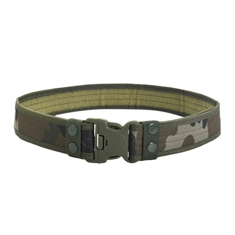 Quick-Release Tactical Camouflage Belt for Men