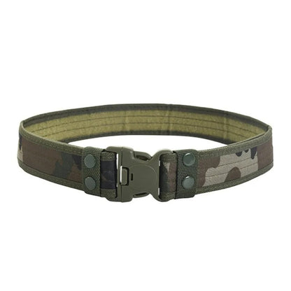 Quick-Release Tactical Camouflage Belt for Men