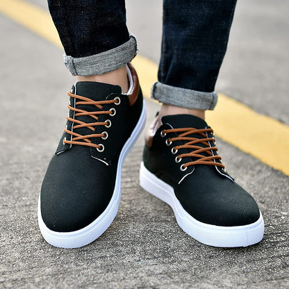 Magnus - Men’s Sneakers with a Crisp White Sole