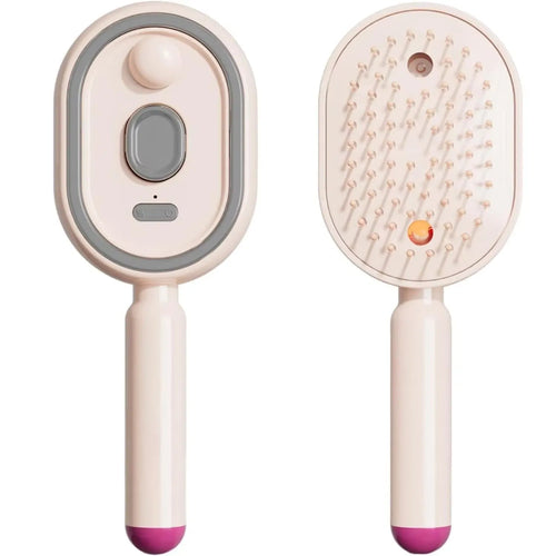 Elektrische Dampf-Haarbürste mit Nano-Nebel – Glättungsbürste mit Anti-Frizz-Spray