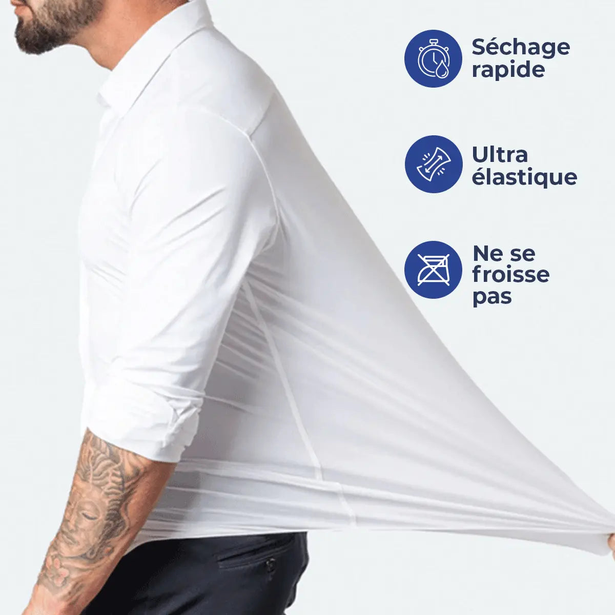 Herren Slim Fit UltraTech™ Hemd (Kaufe eins, bekomme eins gratis!)
