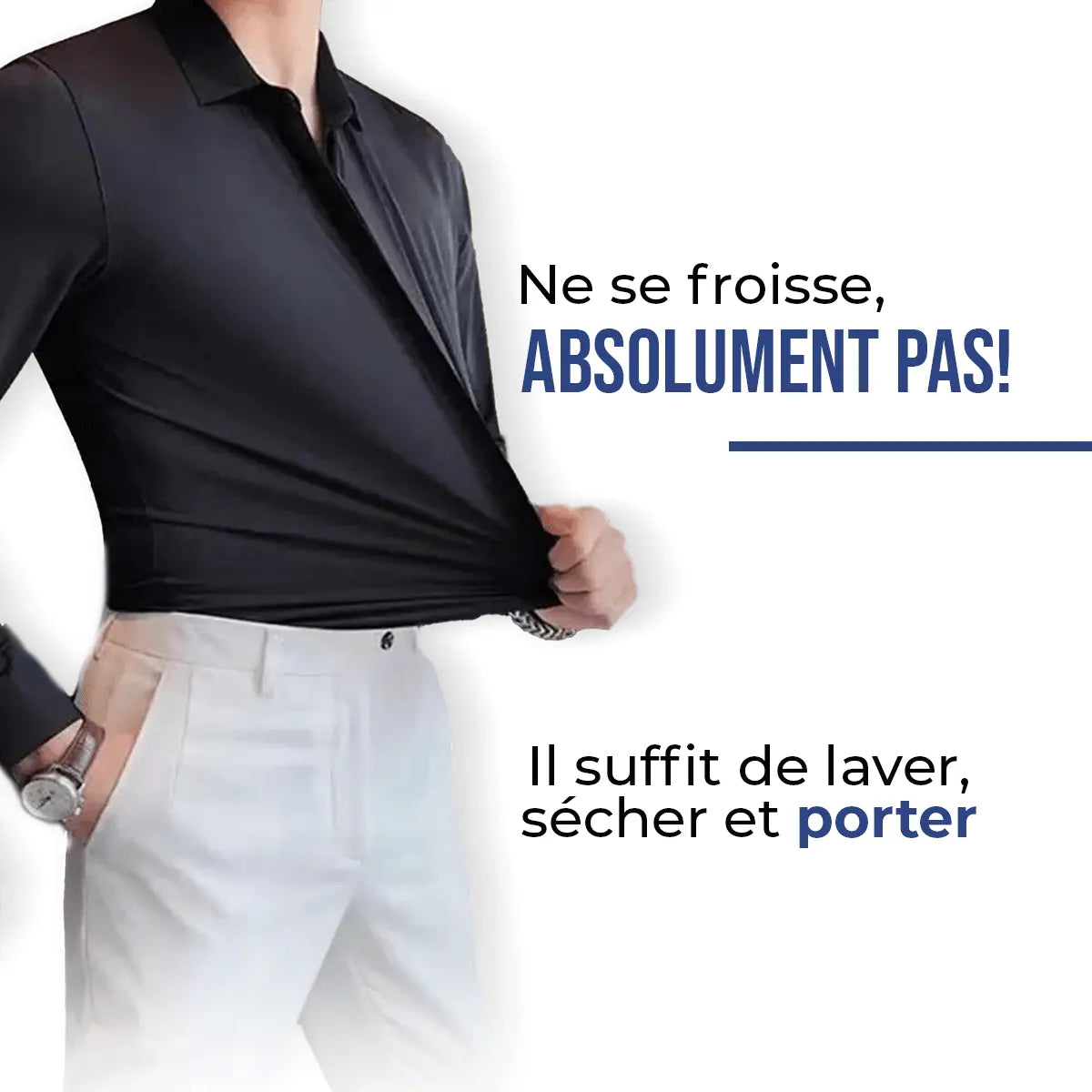 Herren Slim Fit UltraTech™ Hemd (Kaufe eins, bekomme eins gratis!)