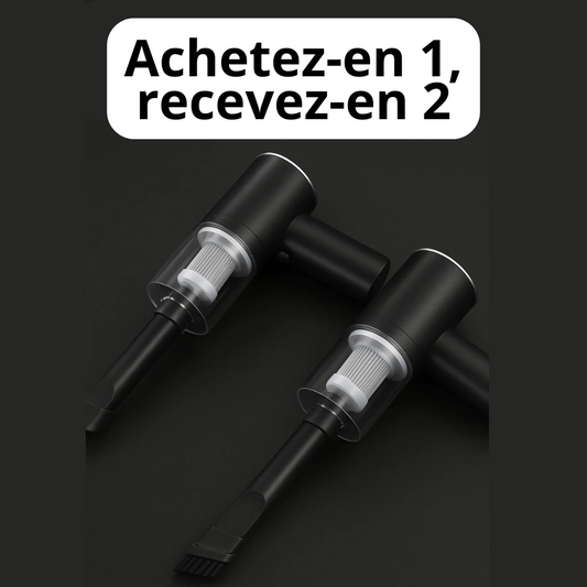 Aspirateur portable 3 en 1 - CleanMAX - Achetez-en 1 et recevez-en 2