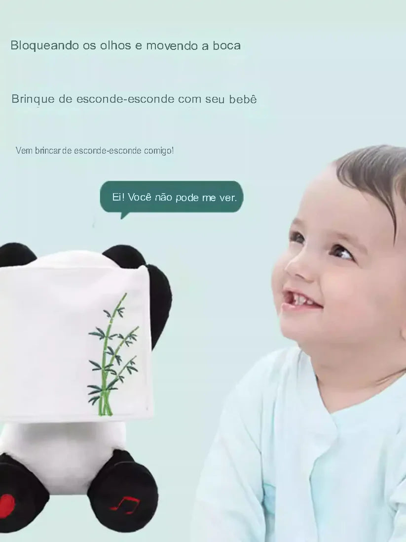 Panda de Pelúcia Tímido