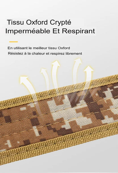 Quick-Release Tactical Camouflage Belt for Men