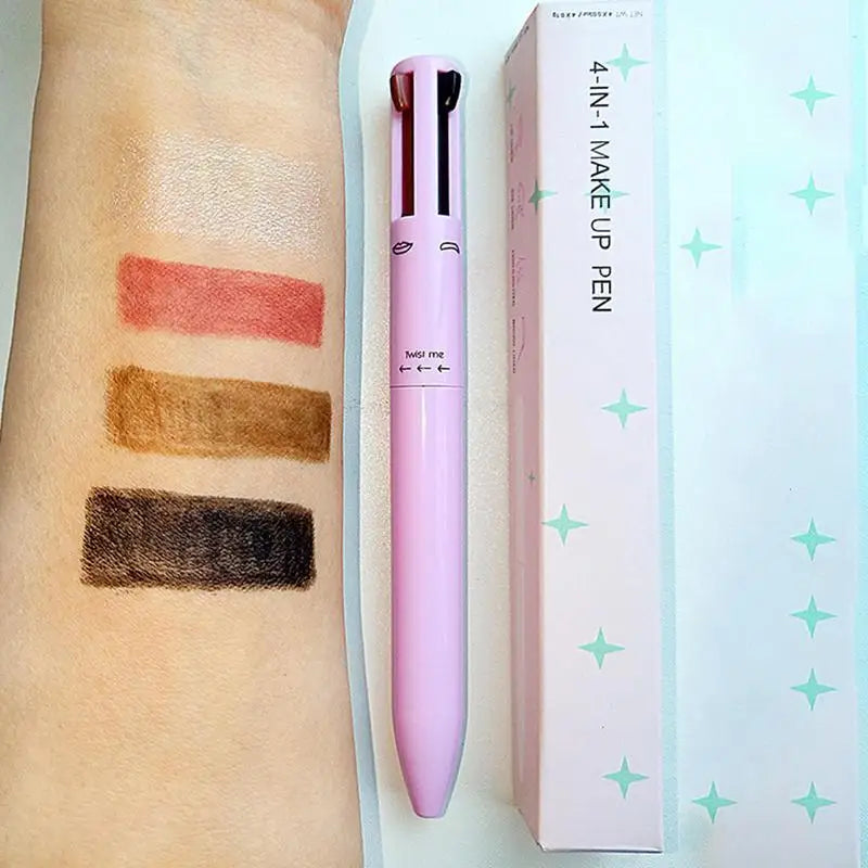 Caneta Maquiadora 4 Em 1 - Makeup Pen™ (Ganhe Grátis um E-Book e aprenda a se maquiar) 🌟