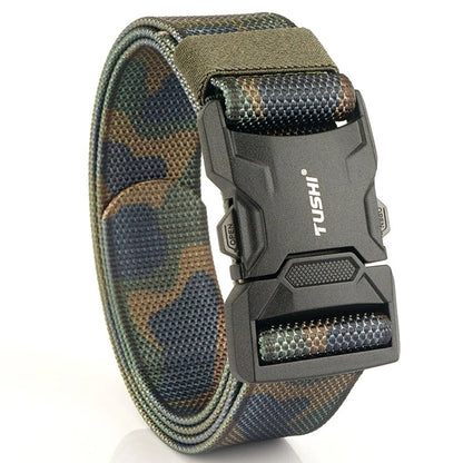 Military Tactical Belt with Metal Buckle