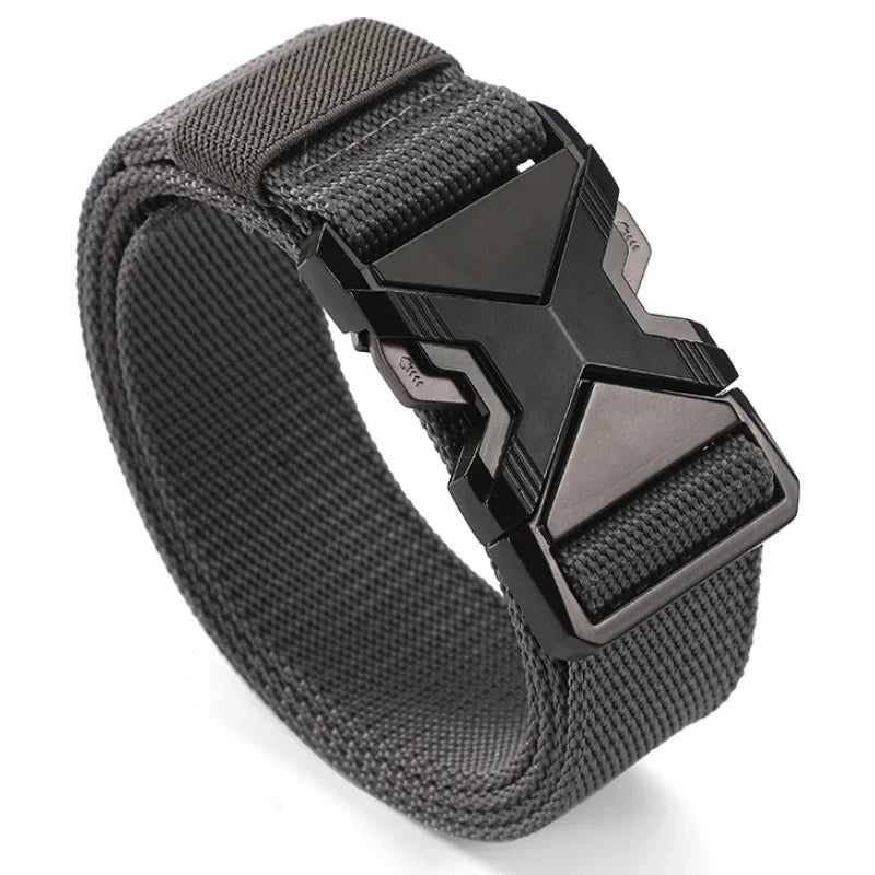 Nouvelle Ceinture Homme 125 cm à Boucle – Ceinture Homme en Nylon Tressé, Légère, Respirante, pour un Usage Quotidien et les Déplacements
