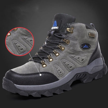 Waterproof hiking boots + free belt included