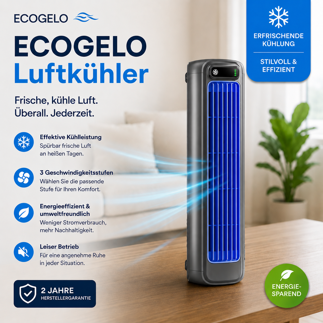 Tragbare Inverter-Klimaanlage – Energiesparend, leistungsstark & kostenloser Versand