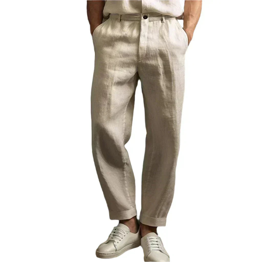 Remy - Kühlende Leinenhose für Männer, die smart aussehen wollen